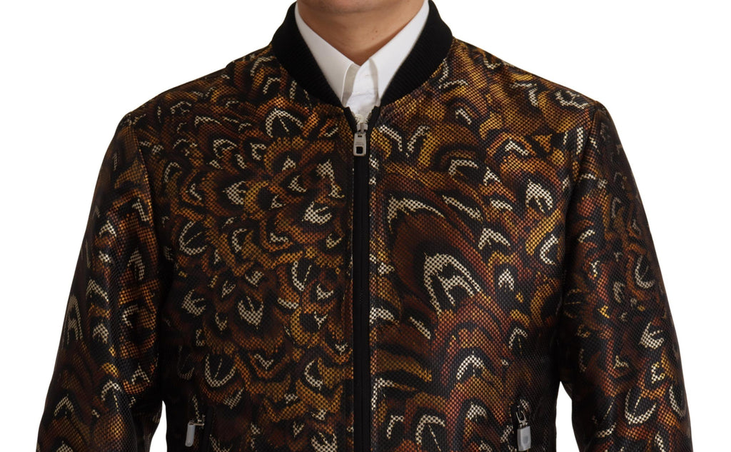 Dolce & Gabbana Brown Coat for Men detail view