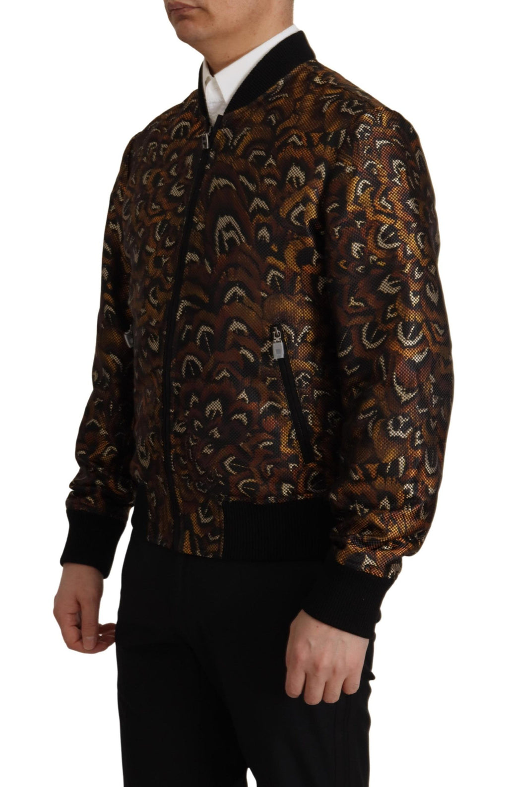 Dolce & Gabbana Brown Coat for Men additional view