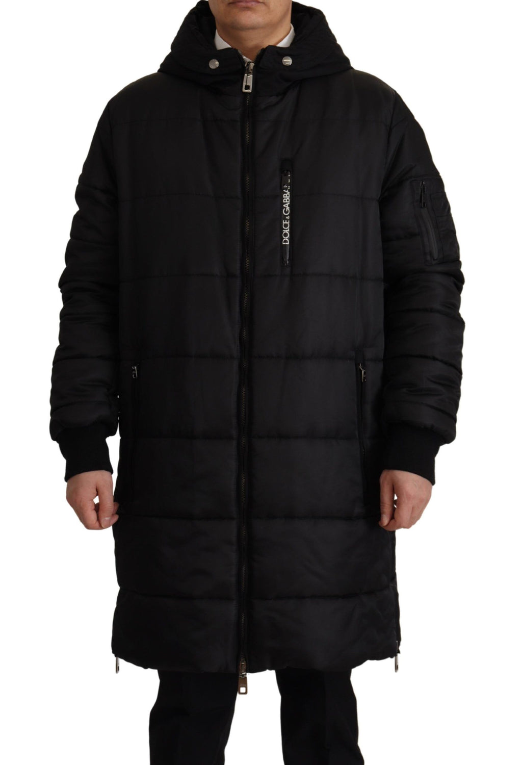 Dolce & Gabbana Black Parkas for Men