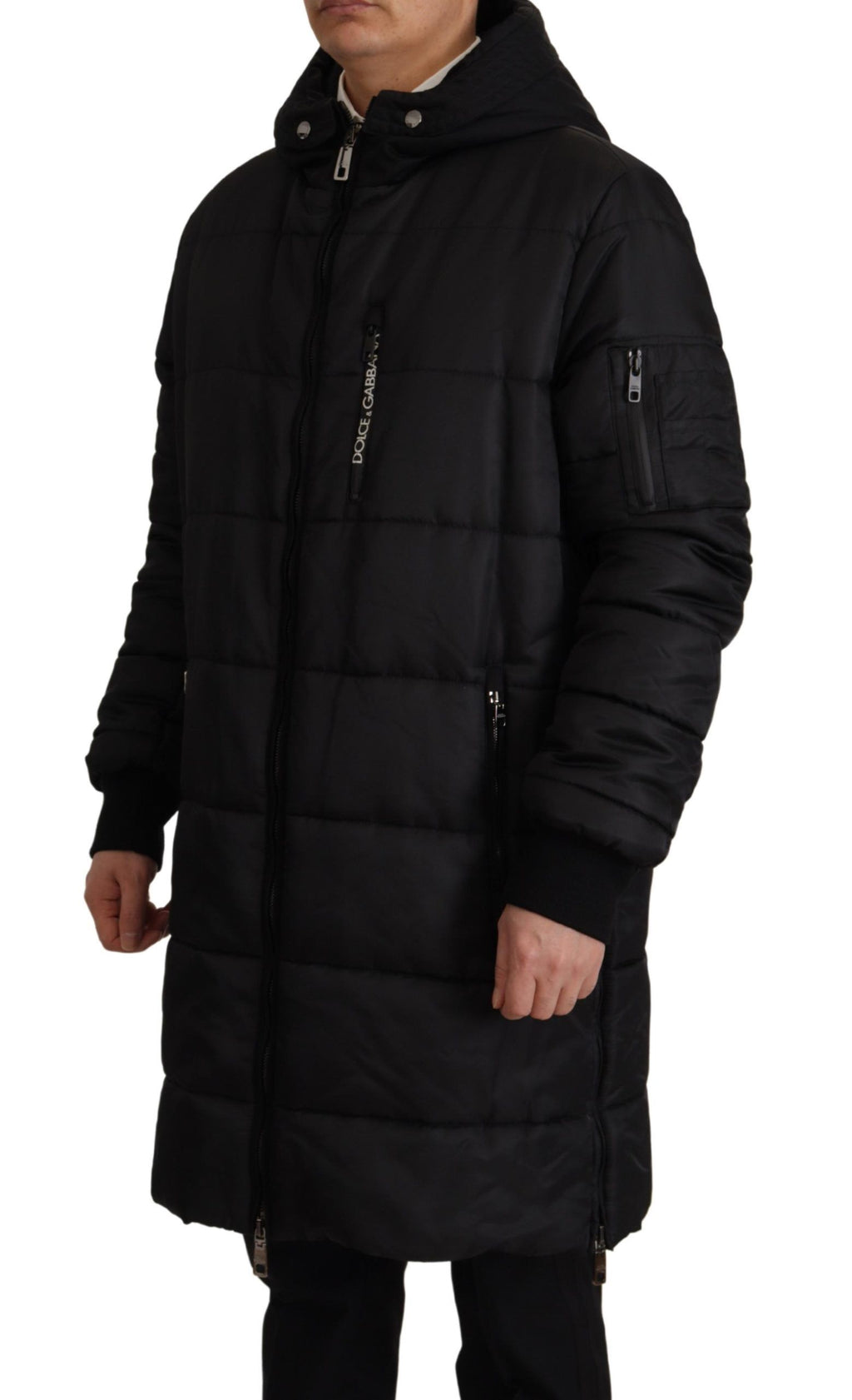 Dolce & Gabbana Black Parkas for Men additional view