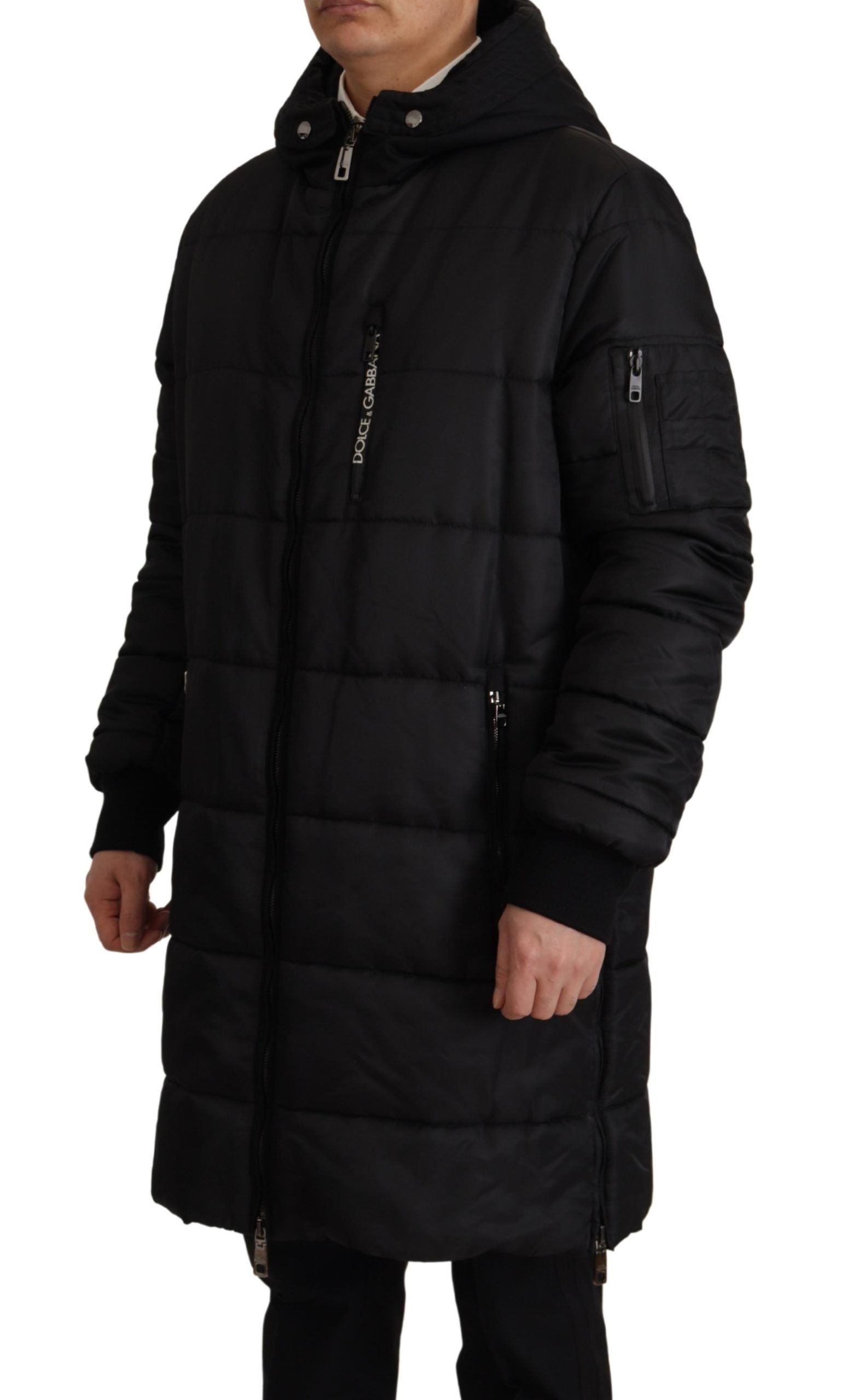 Dolce & Gabbana Black Parkas for Men additional view