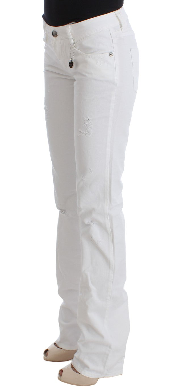 Costume National White Bootcut Jeans for Women alternate view