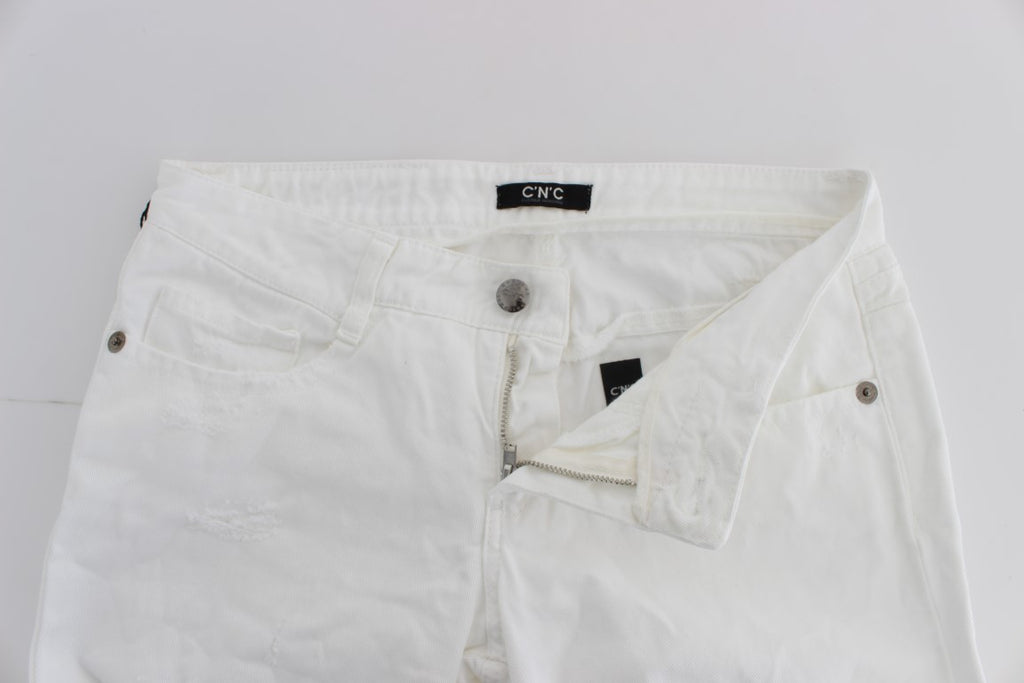 Costume National White Bootcut Jeans for Women additional view