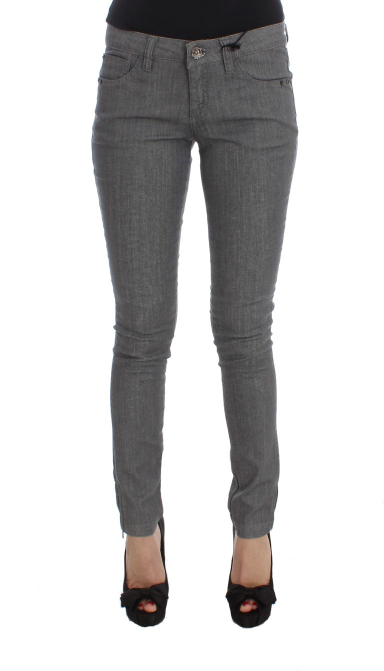 Costume National Grey Slim Fit Jeans for Women
