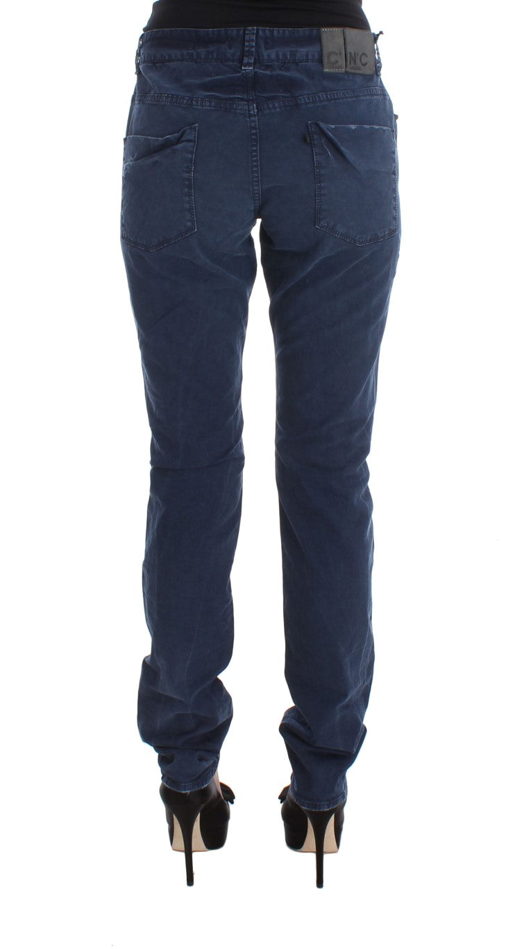 Costume National Blue Skinny Jeans for Women detail view