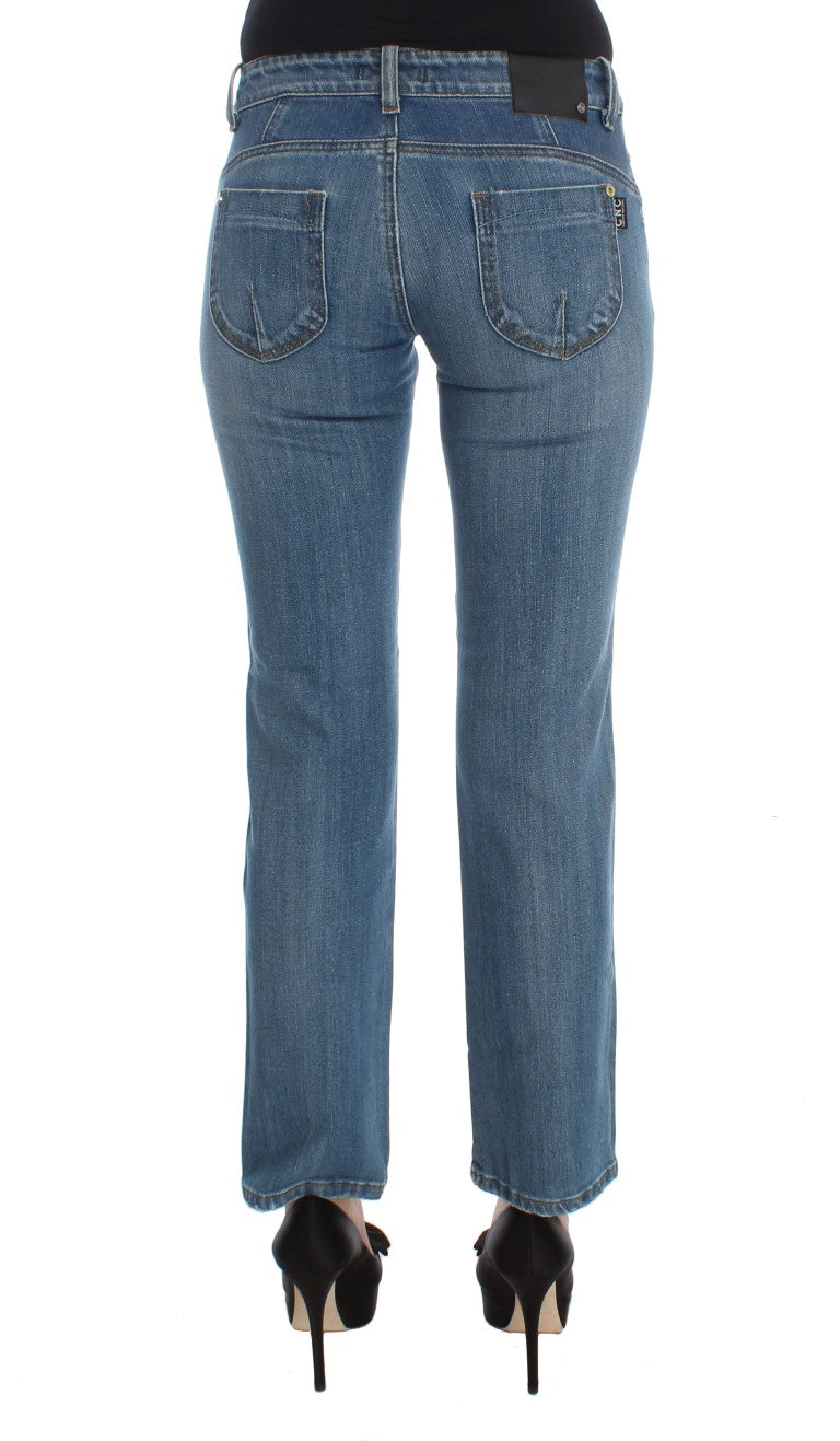 Costume National Blue Cropped Jeans for Women detail view