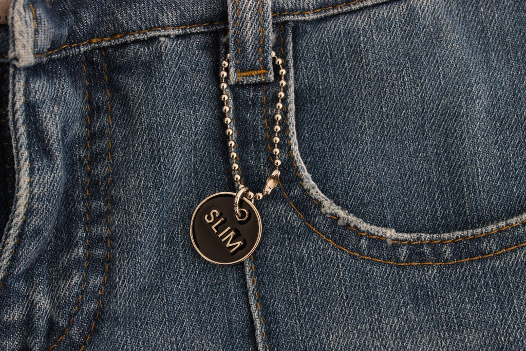 Costume National Blue Cropped Jeans for Women additional view