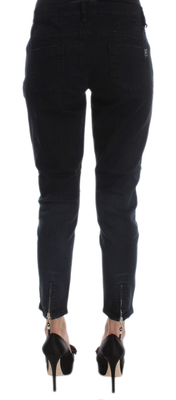 Costume National Black Slim Fit Jeans for Women detail view