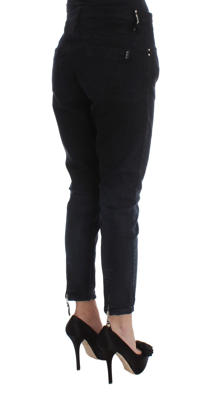 Costume National Black Slim Fit Jeans for Women side view