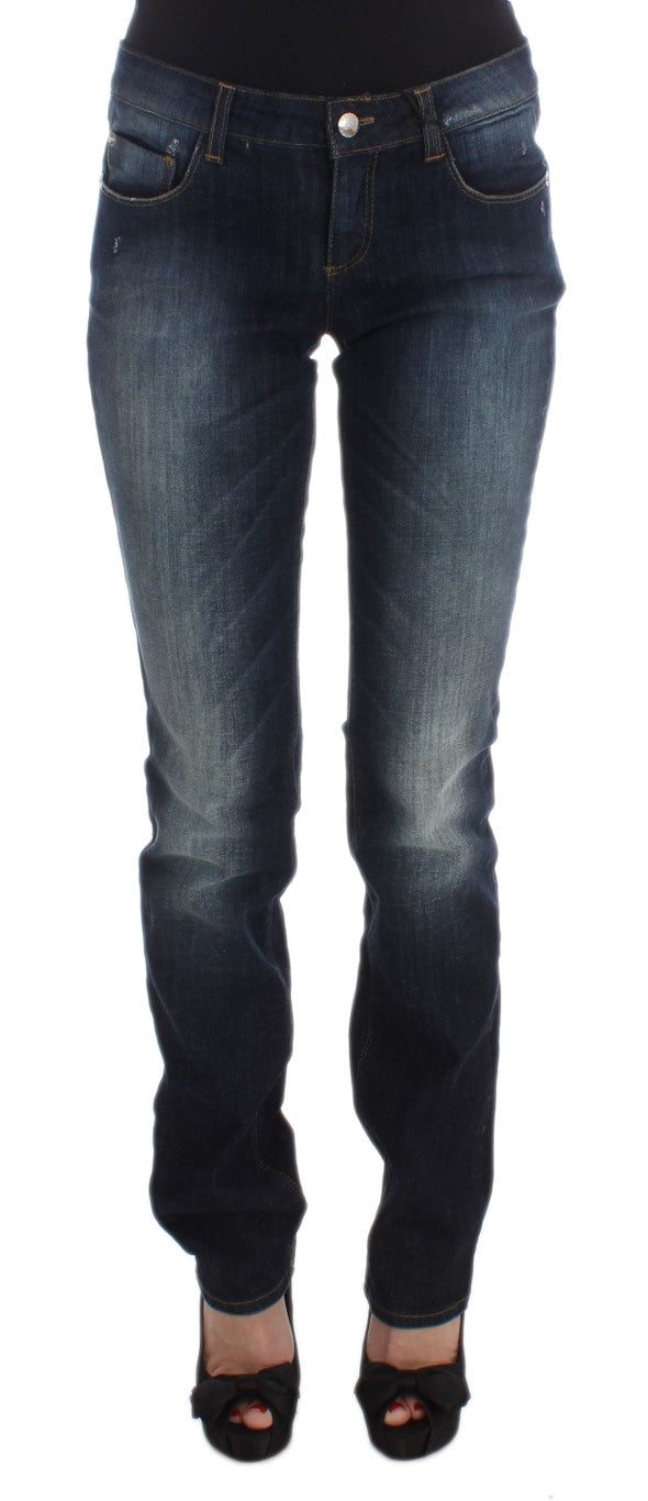 Costume National Blue Bootcut Jeans for Women