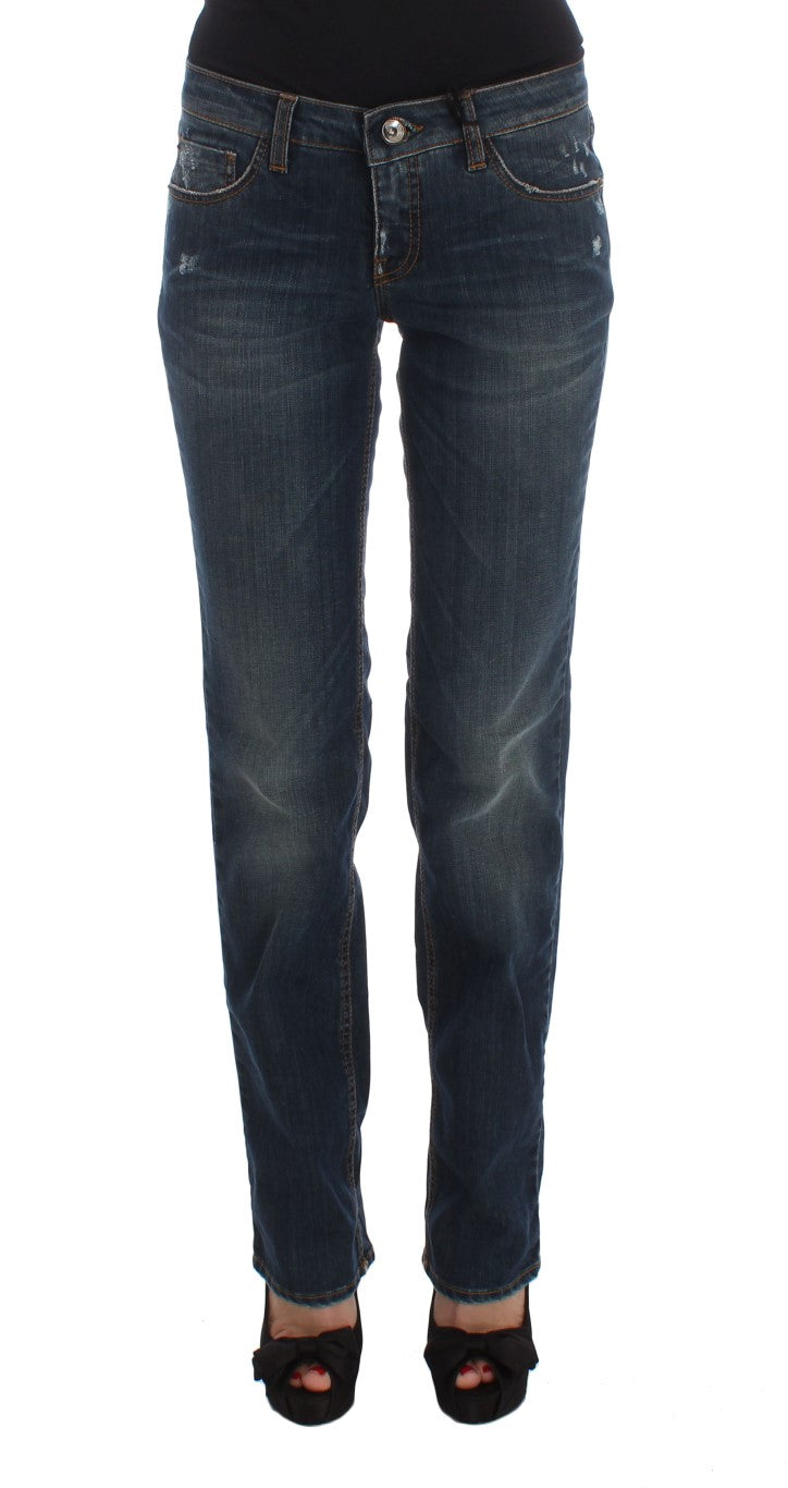 Costume National Blue Bootcut Jeans for Women