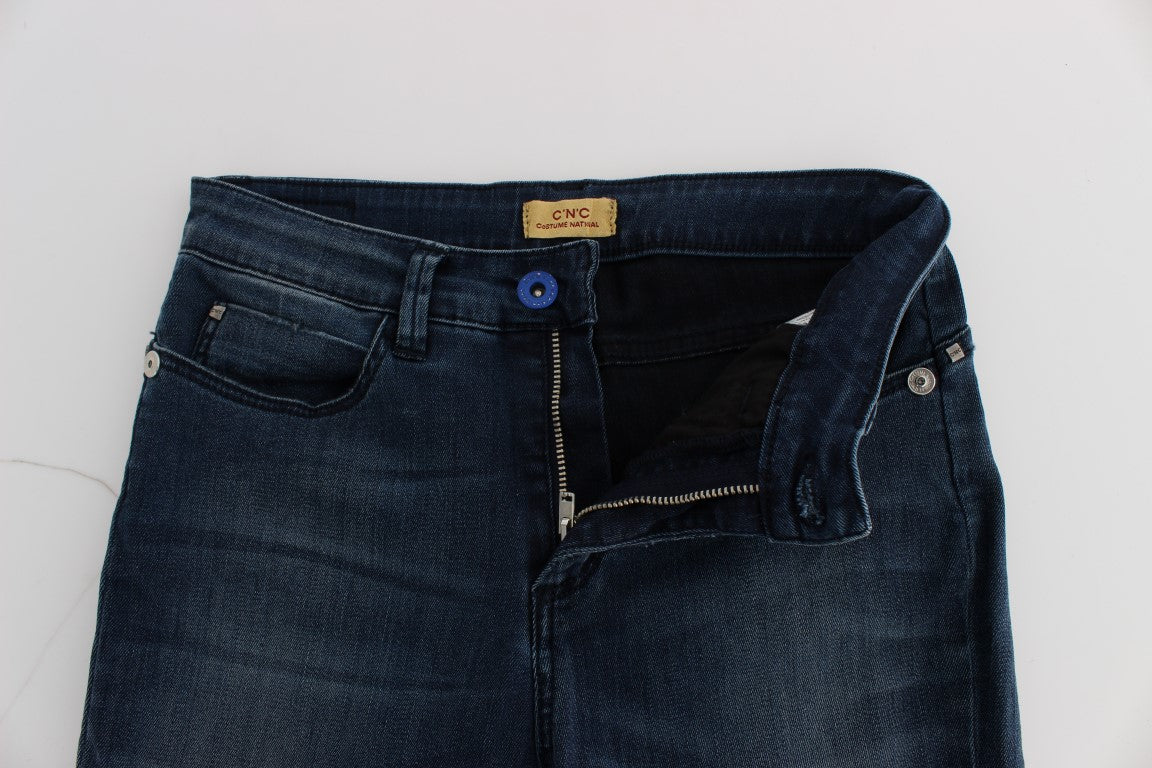 Costume National Blue Slim Fit Jeans for Women additional view