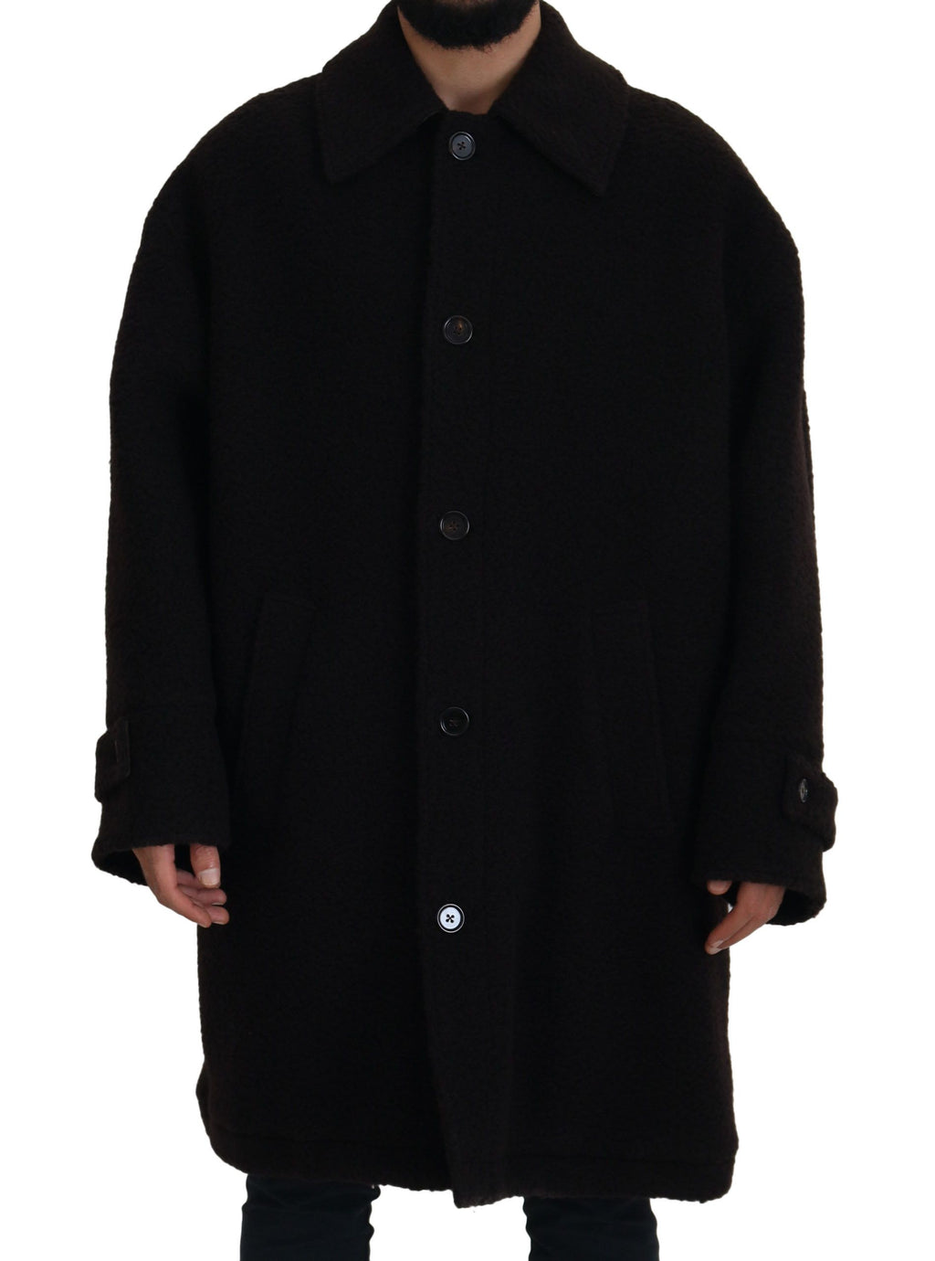 Dolce & Gabbana Black Trench Coats for Men