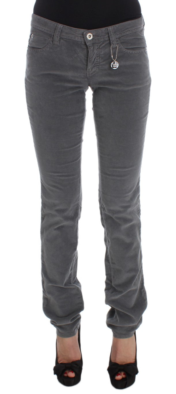 Costume National Grey Slim Fit Jeans for Women