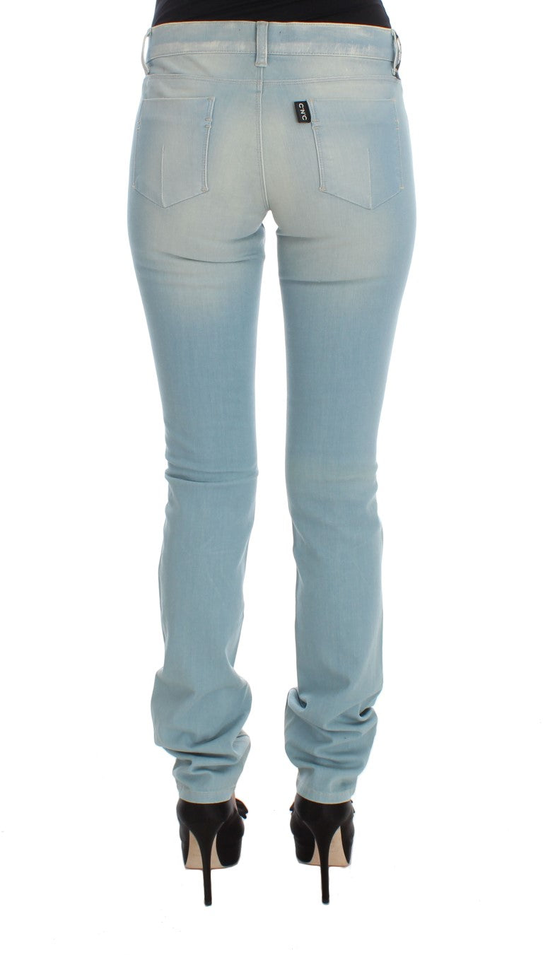 Costume National Blue Slim Fit Jeans for Women detail view