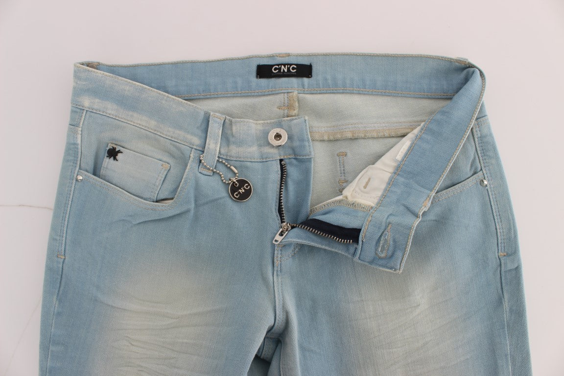 Costume National Blue Slim Fit Jeans for Women additional view