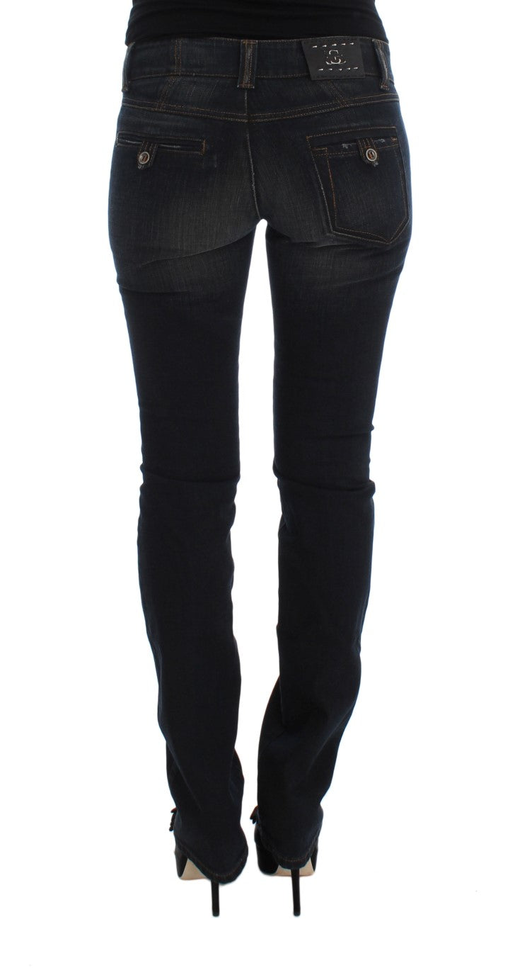Ermanno Scervino Blue Slim Fit Jeans for Women detail view