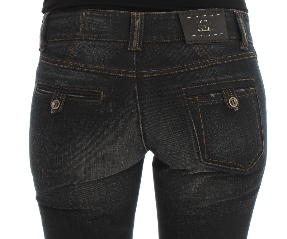 Ermanno Scervino Blue Slim Fit Jeans for Women additional view