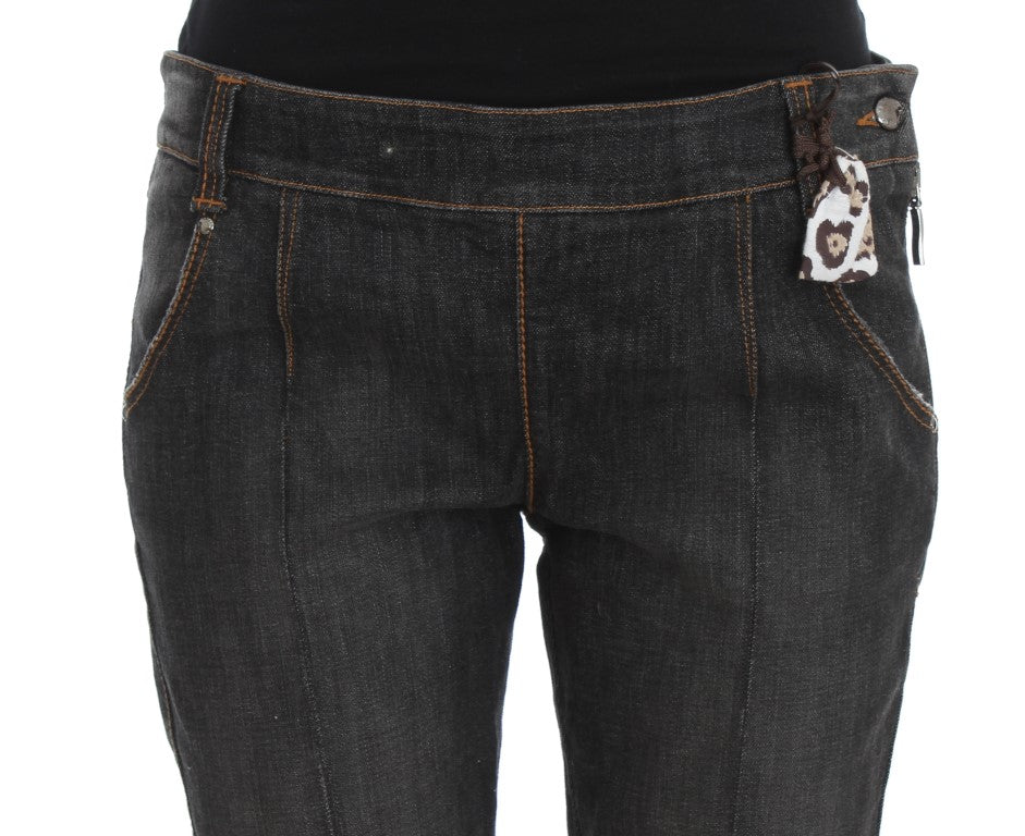 Ermanno Scervino Grey Slim Fit Jeans for Women additional view