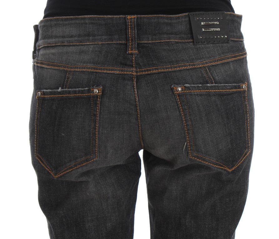 Ermanno Scervino Grey Slim Fit Jeans for Women additional view