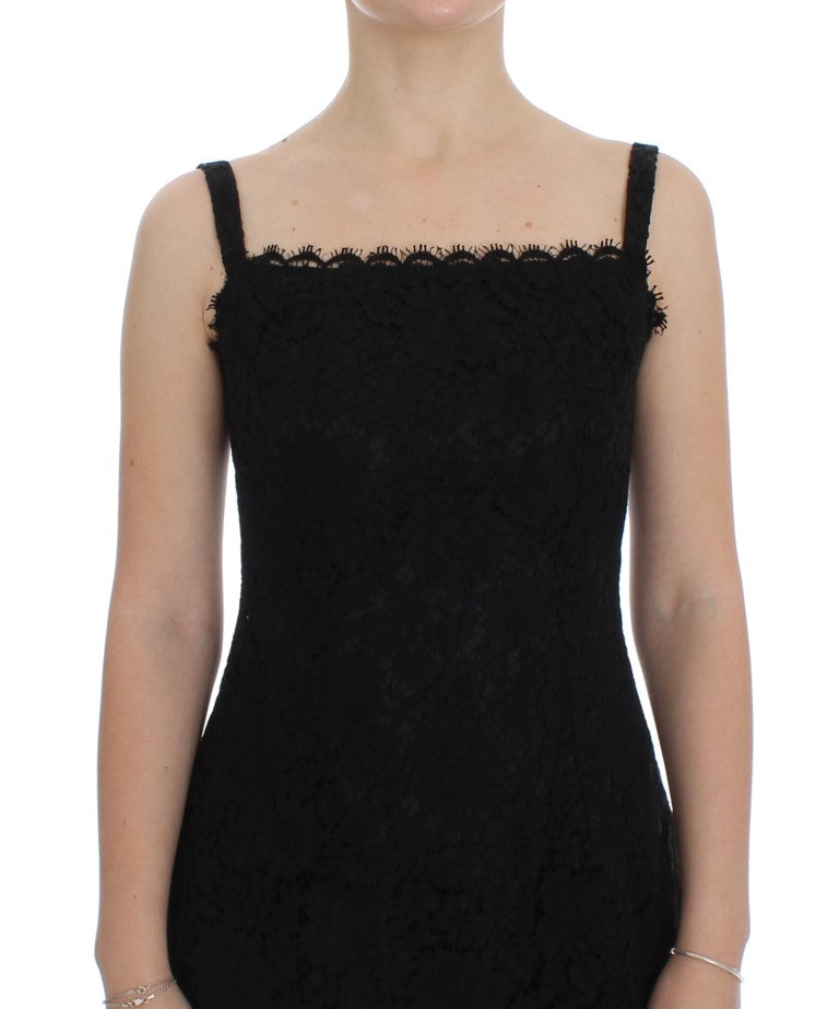 Dolce & Gabbana Black Midi Dress for Women additional view