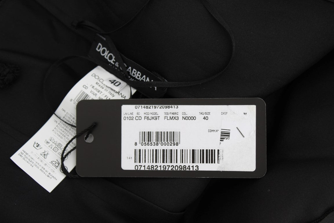 Dolce & Gabbana Black Midi Dress for Women additional view