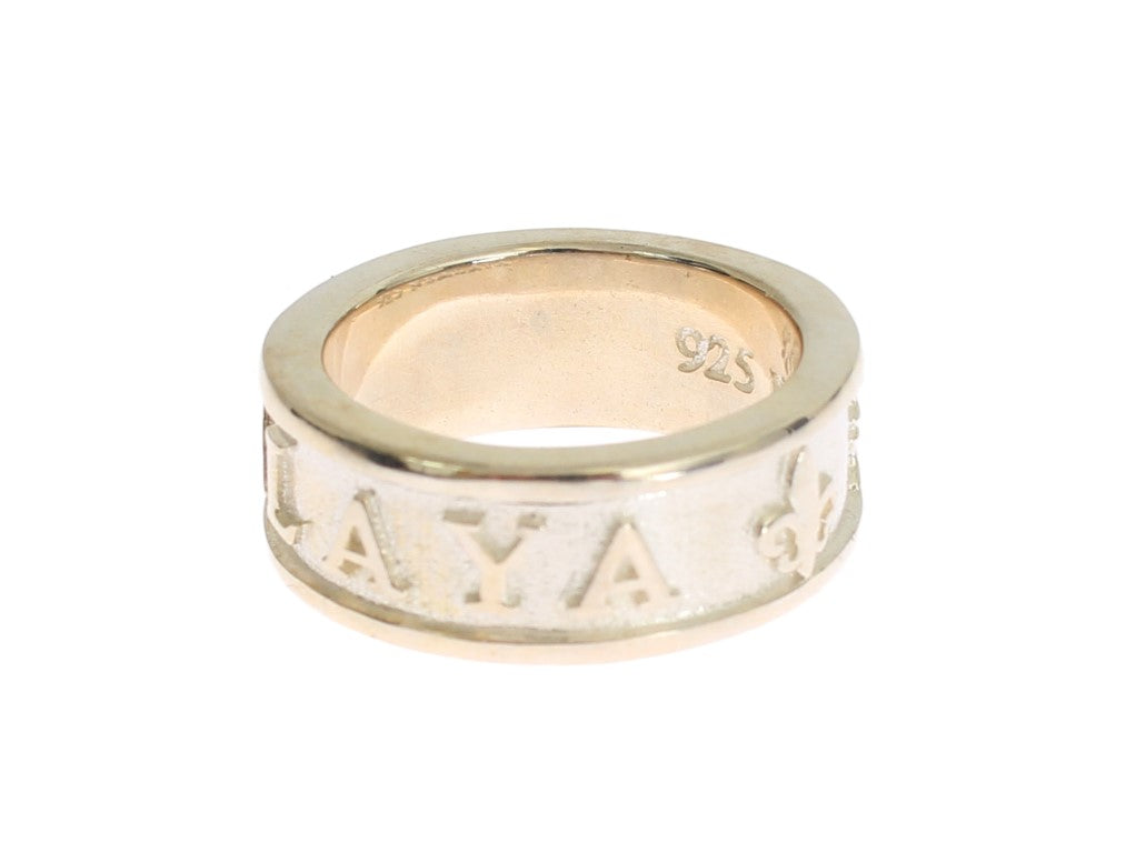 Nialaya Silver Rings for Men side view