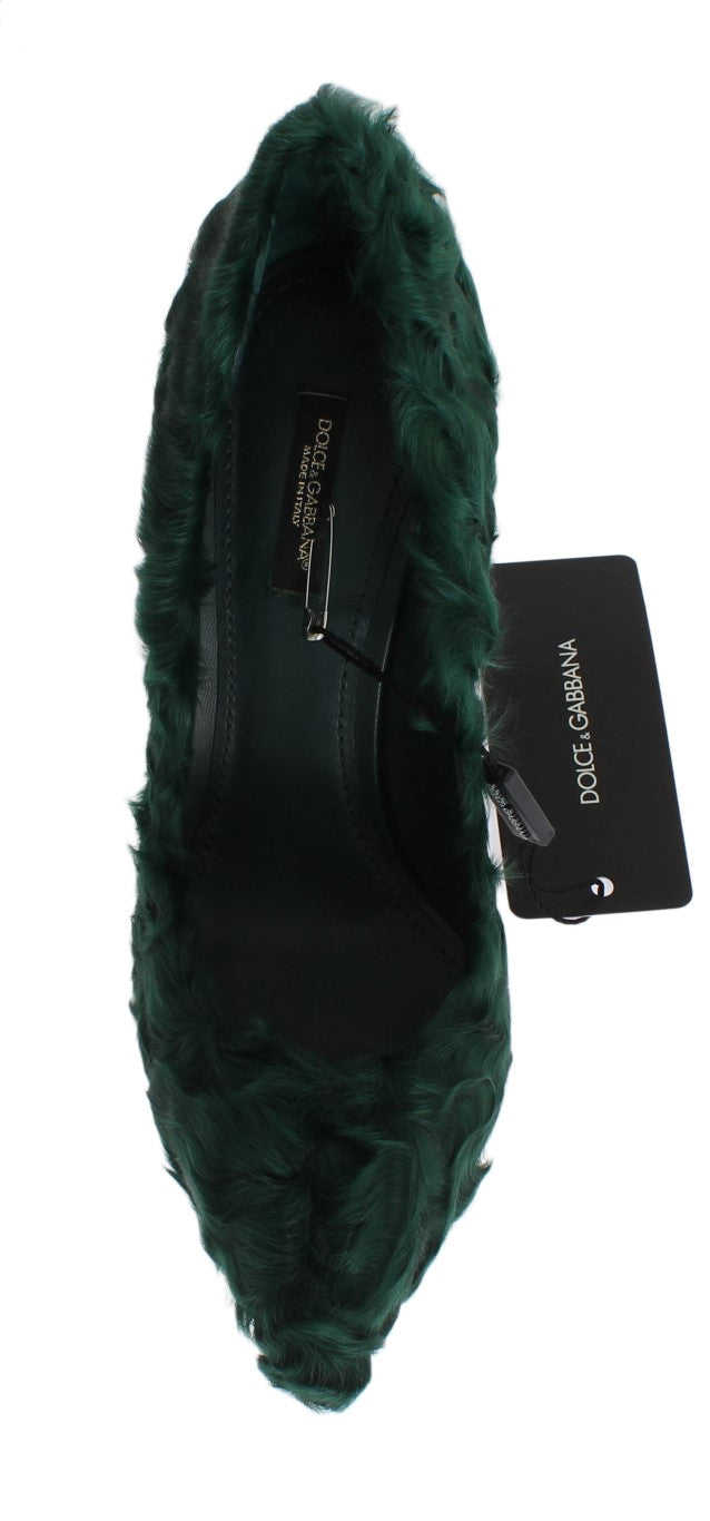 Dolce & Gabbana Green High Heel for Women side view