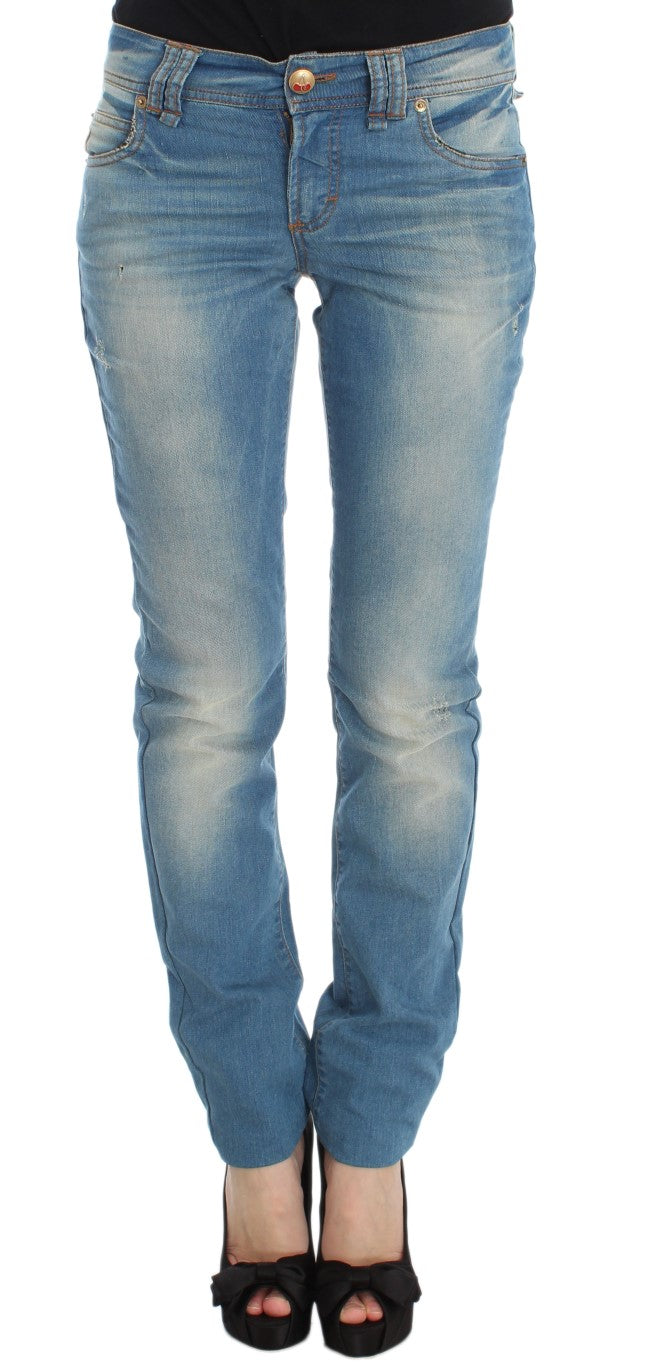 John Galliano Blue Slim Fit Jeans for Women