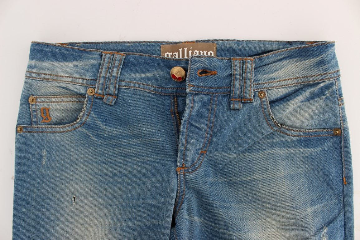John Galliano Blue Slim Fit Jeans for Women additional view