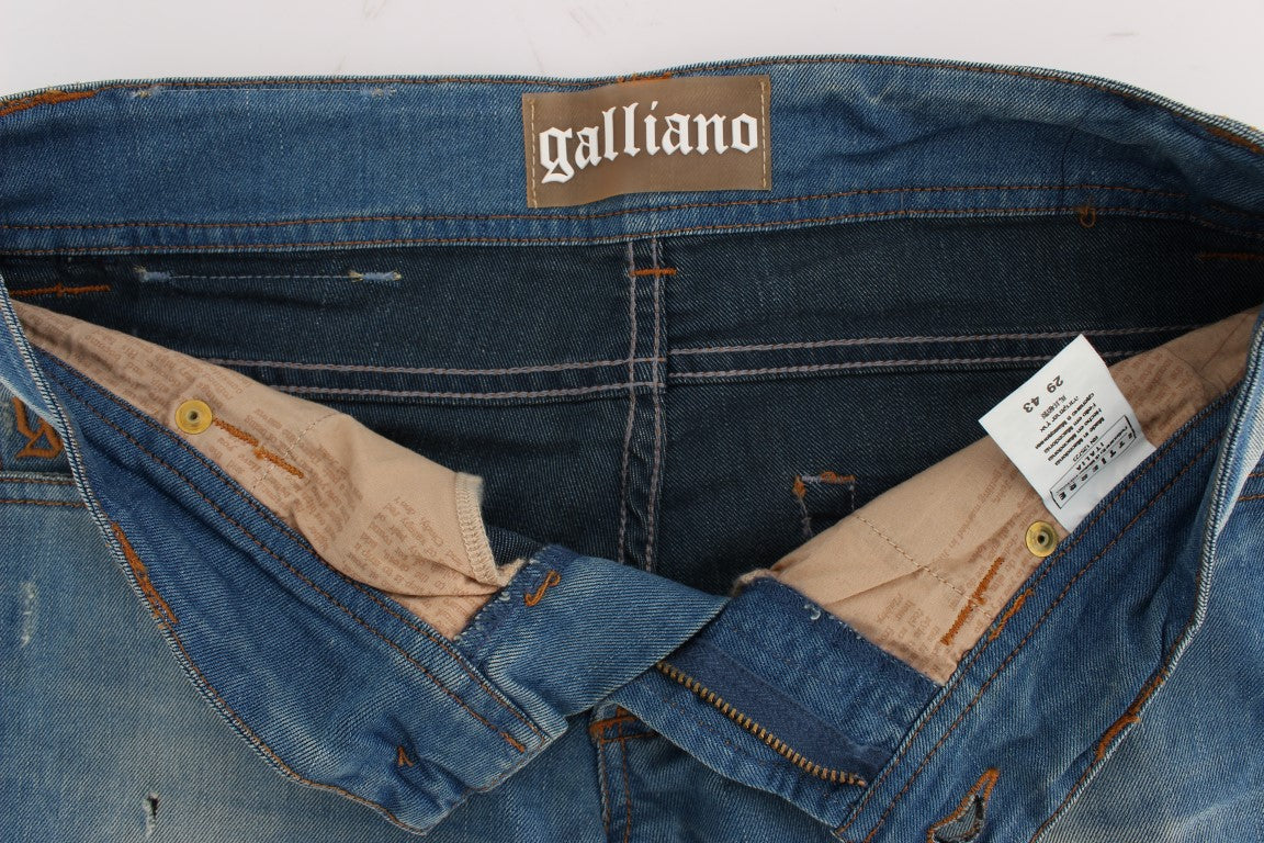 John Galliano Blue Slim Fit Jeans for Women additional view