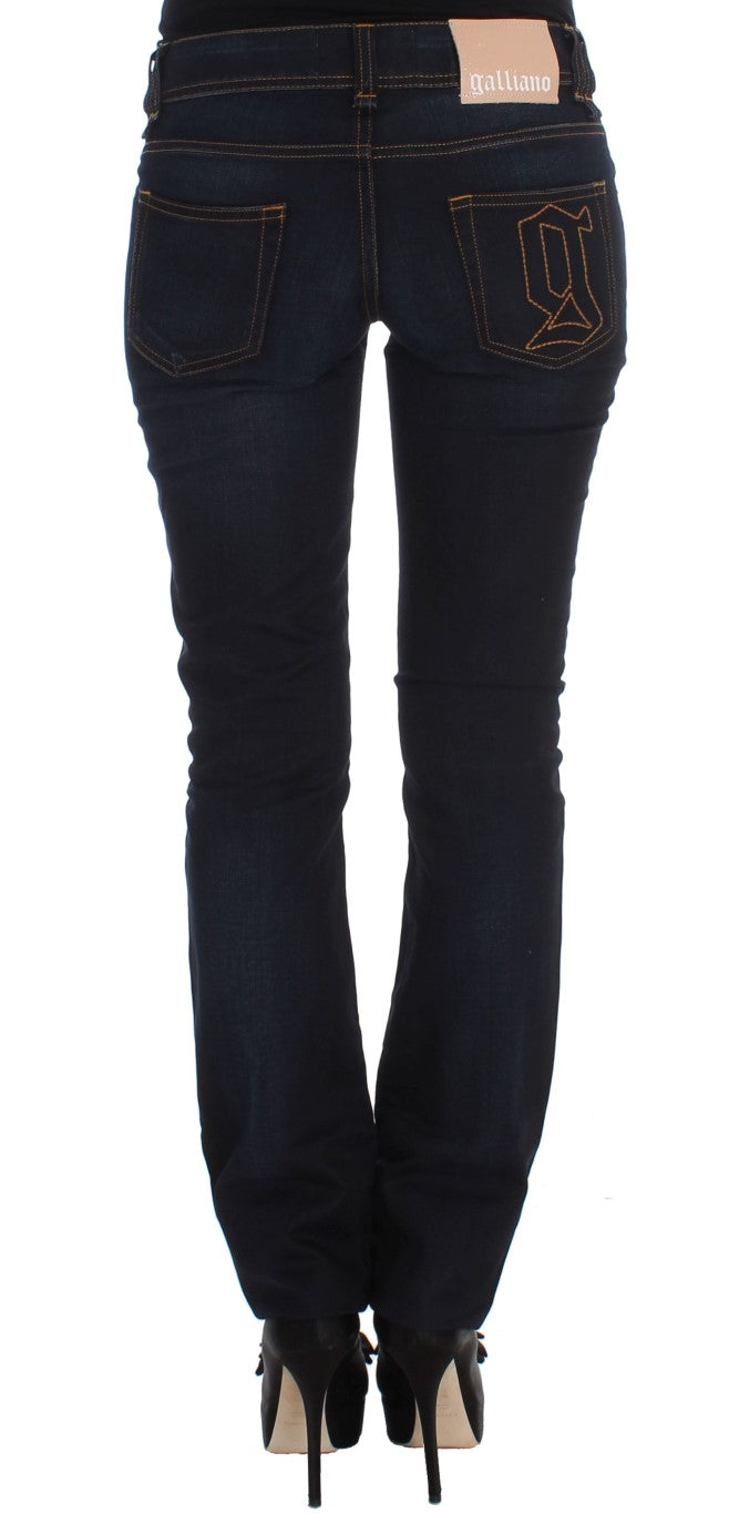 John Galliano Blue Slim Fit Jeans for Women detail view