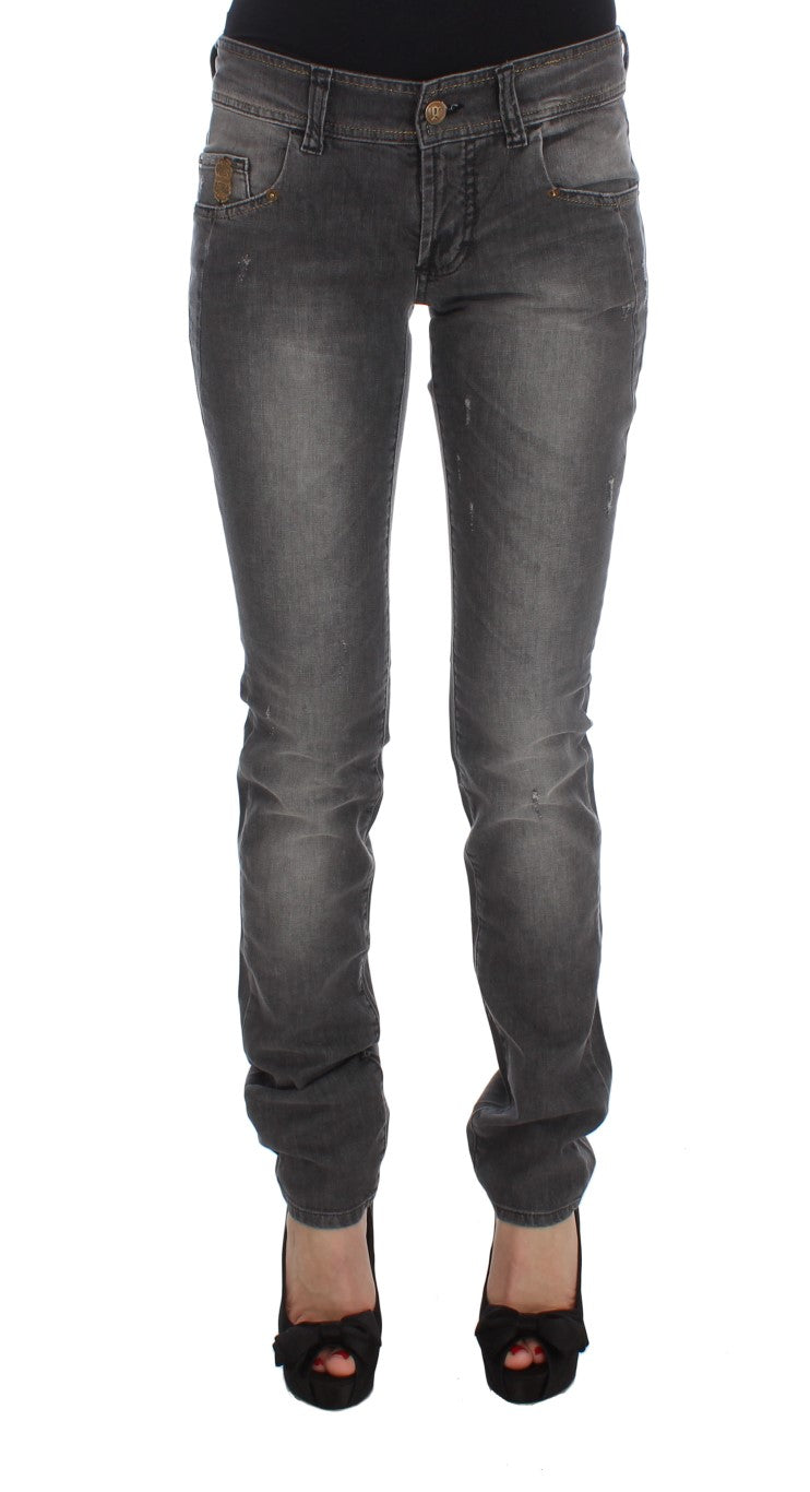 John Galliano Grey Slim Fit Jeans for Women