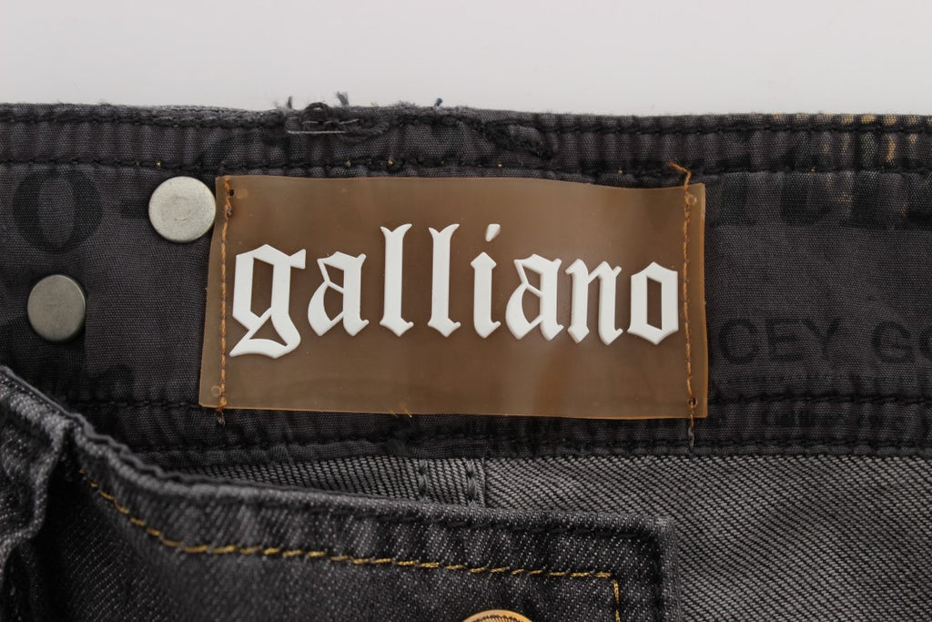 John Galliano Grey Slim Fit Jeans for Women additional view