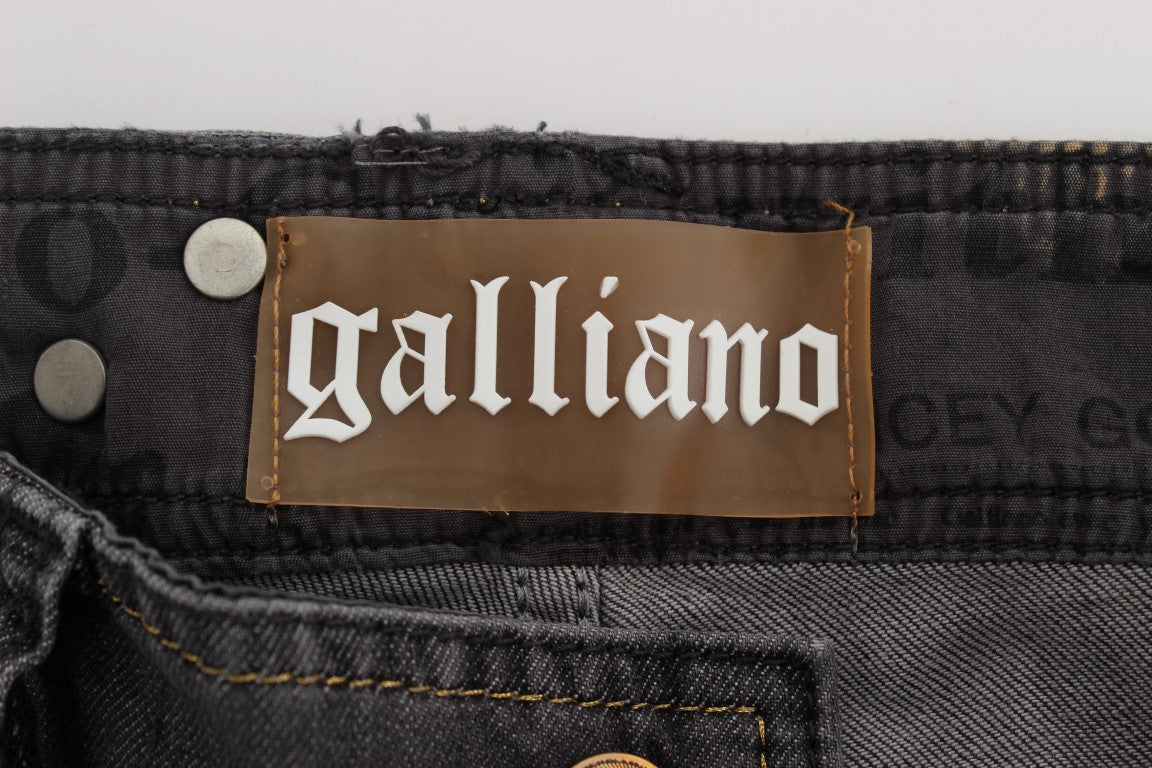 John Galliano Grey Slim Fit Jeans for Women additional view