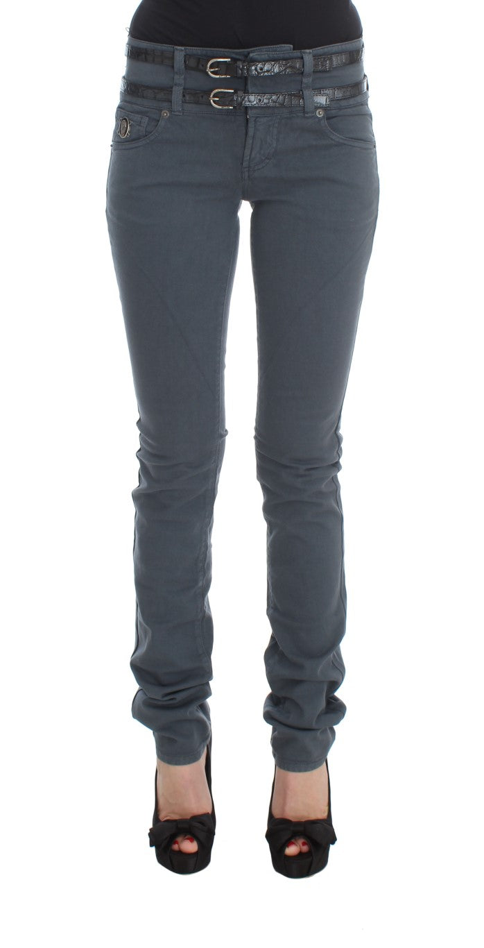 John Galliano Blue Slim Fit Jeans for Women