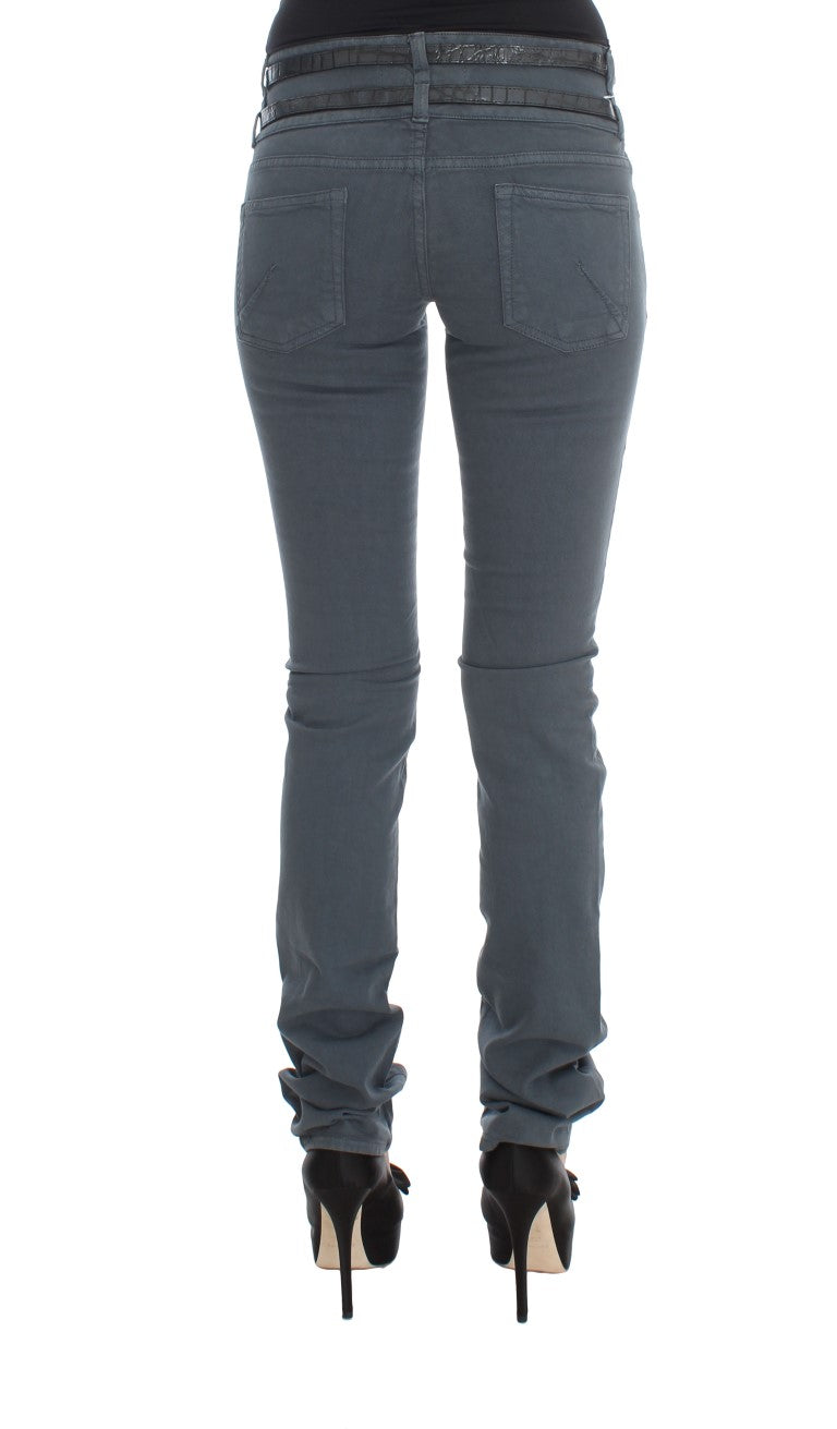 John Galliano Blue Slim Fit Jeans for Women detail view