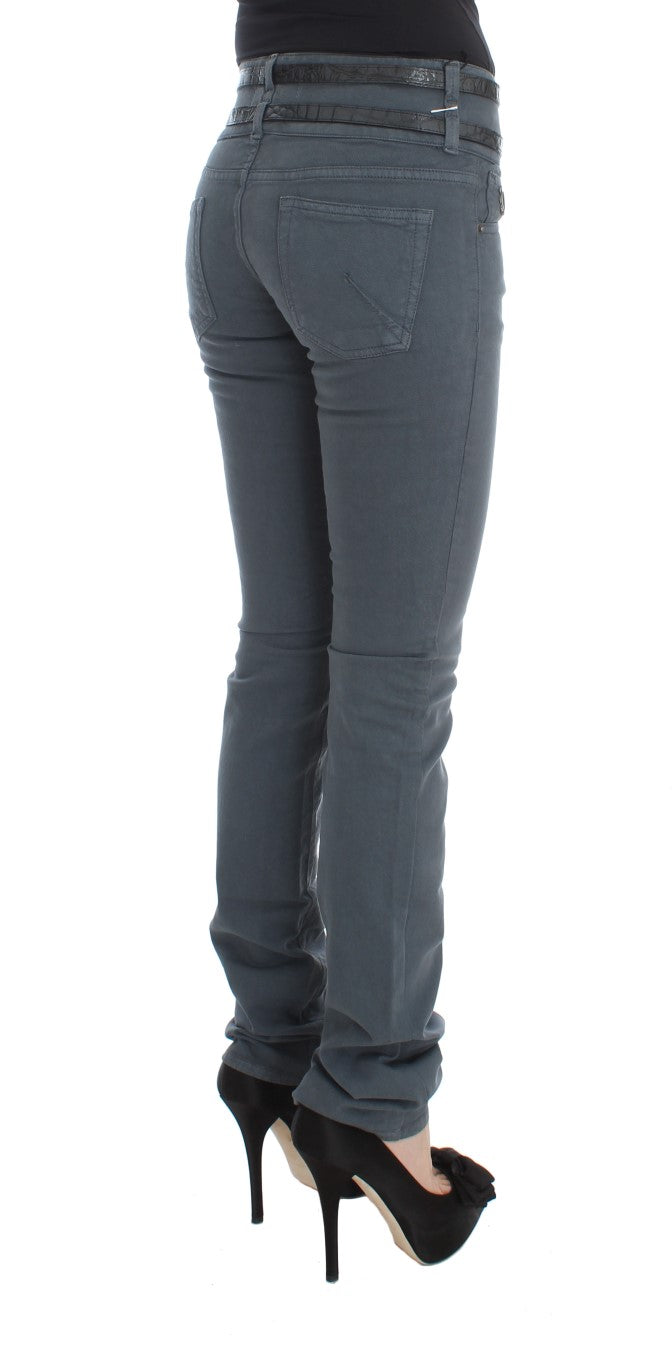 John Galliano Blue Slim Fit Jeans for Women side view