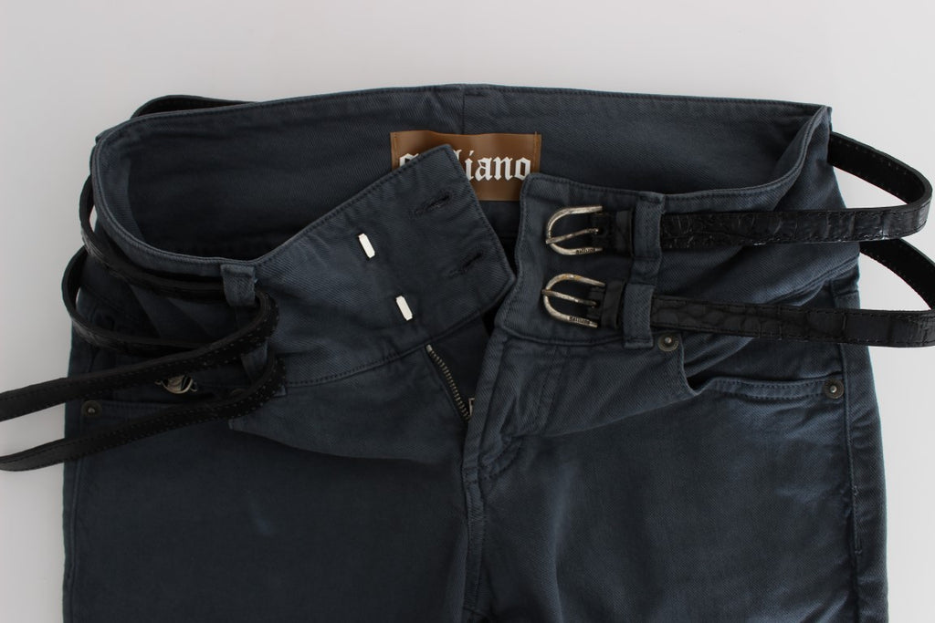 John Galliano Blue Slim Fit Jeans for Women additional view