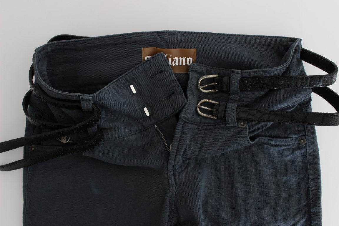 John Galliano Blue Slim Fit Jeans for Women additional view