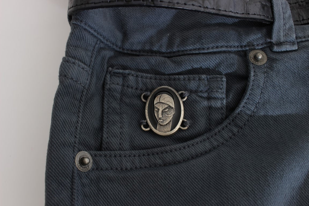 John Galliano Blue Slim Fit Jeans for Women additional view