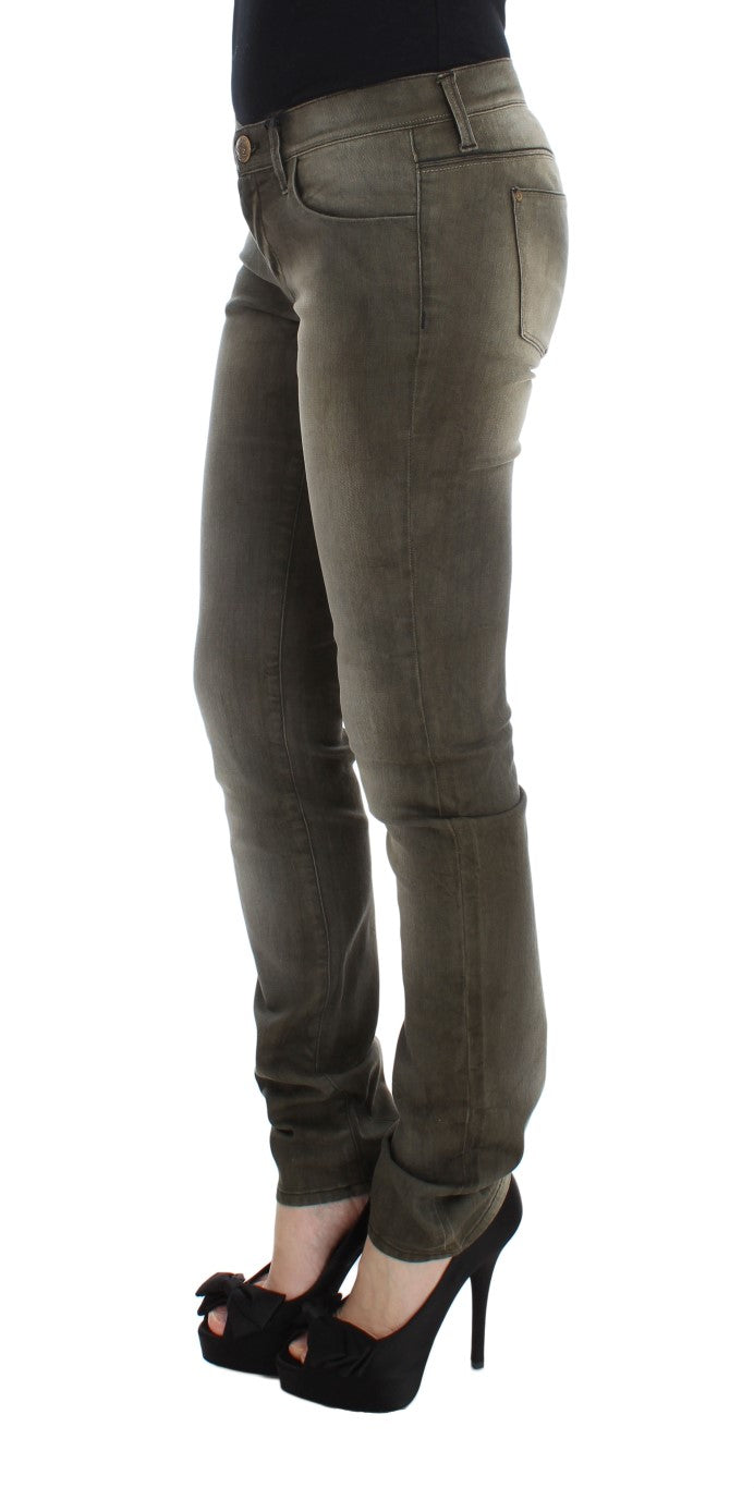 Ermanno Scervino Grey Slim Fit Jeans for Women alternate view