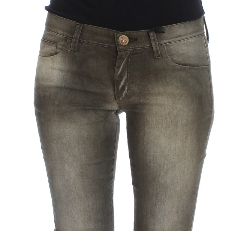 Ermanno Scervino Grey Slim Fit Jeans for Women additional view