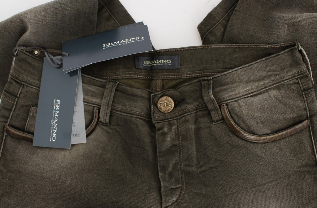 Ermanno Scervino Grey Slim Fit Jeans for Women additional view