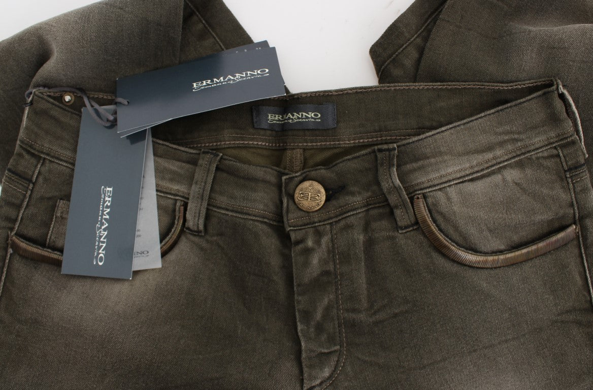 Ermanno Scervino Grey Slim Fit Jeans for Women additional view