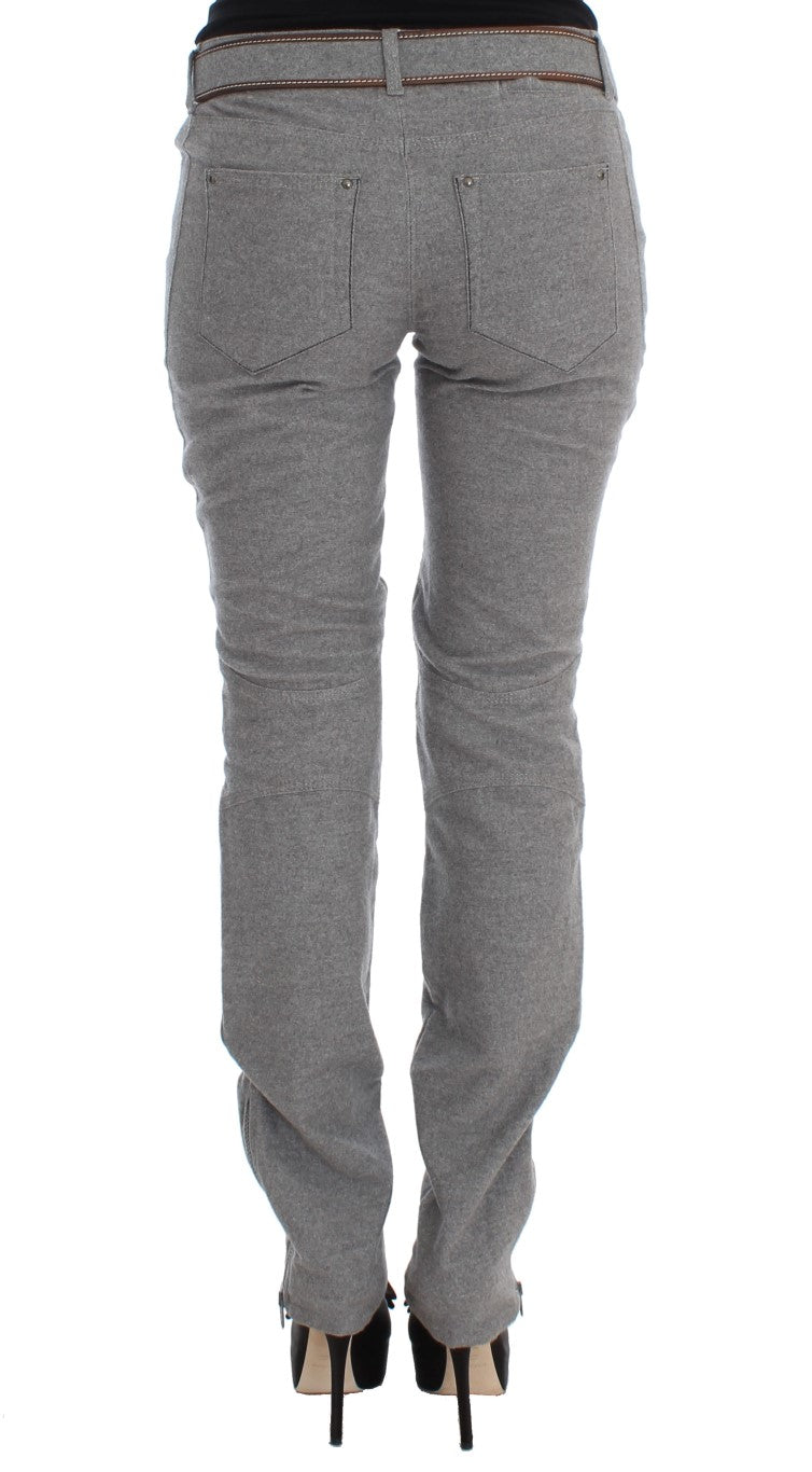 Ermanno Scervino Grey Casual Pants for Women detail view