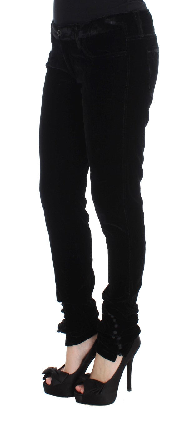 Ermanno Scervino Black Skinny Pants for Women alternate view