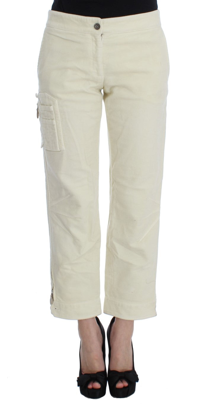 Ermanno Scervino Beige Cargo Pants for Women