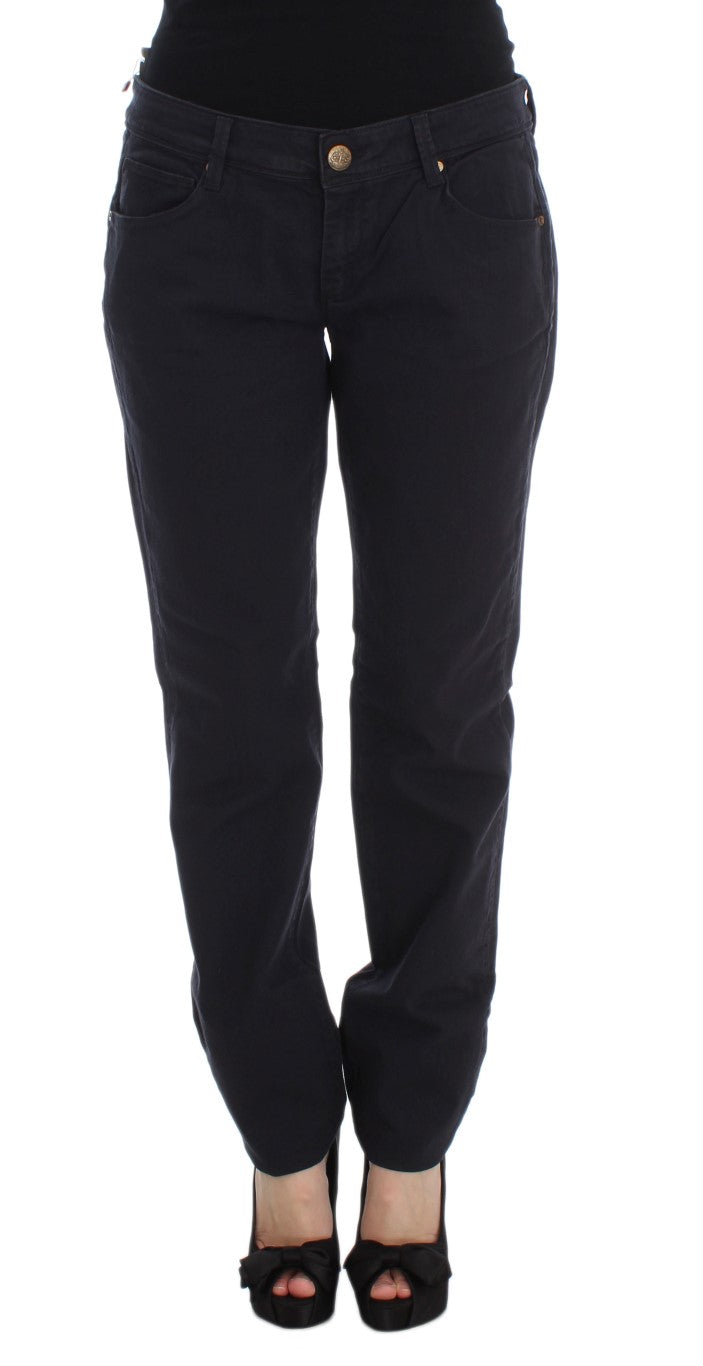Ermanno Scervino Blue Casual Pants for Women