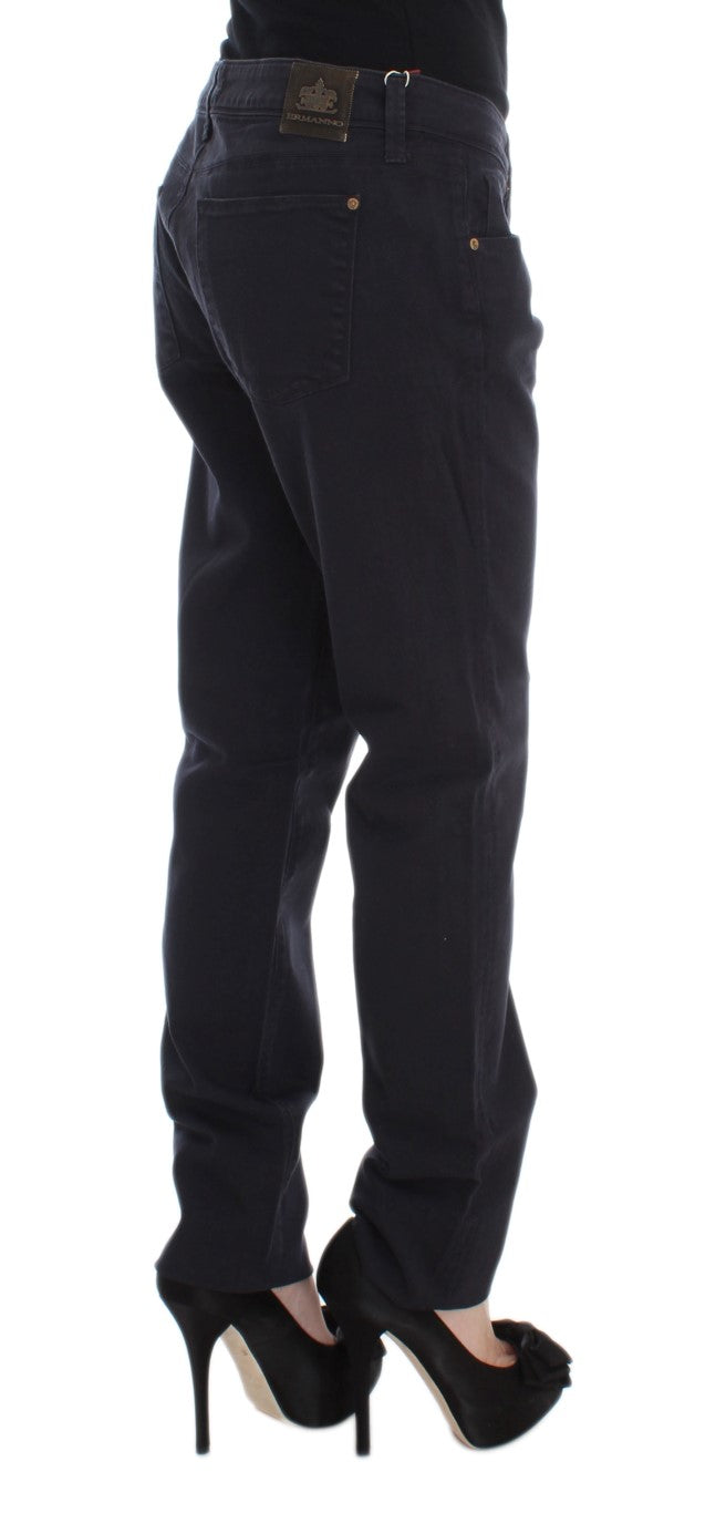 Ermanno Scervino Blue Casual Pants for Women side view